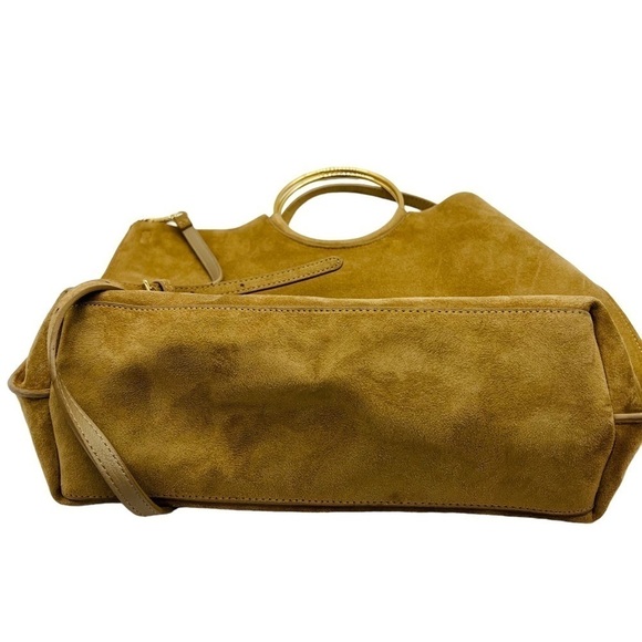 BANANA REPUBLIC WOMENS TAN SYNTHETIC LEATHER BAG - Picture 12 of 12